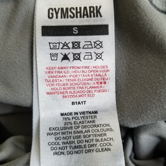 Gymshark Training 7/8 Cropped Gray Leggings Size Small - Picture 8 of 9